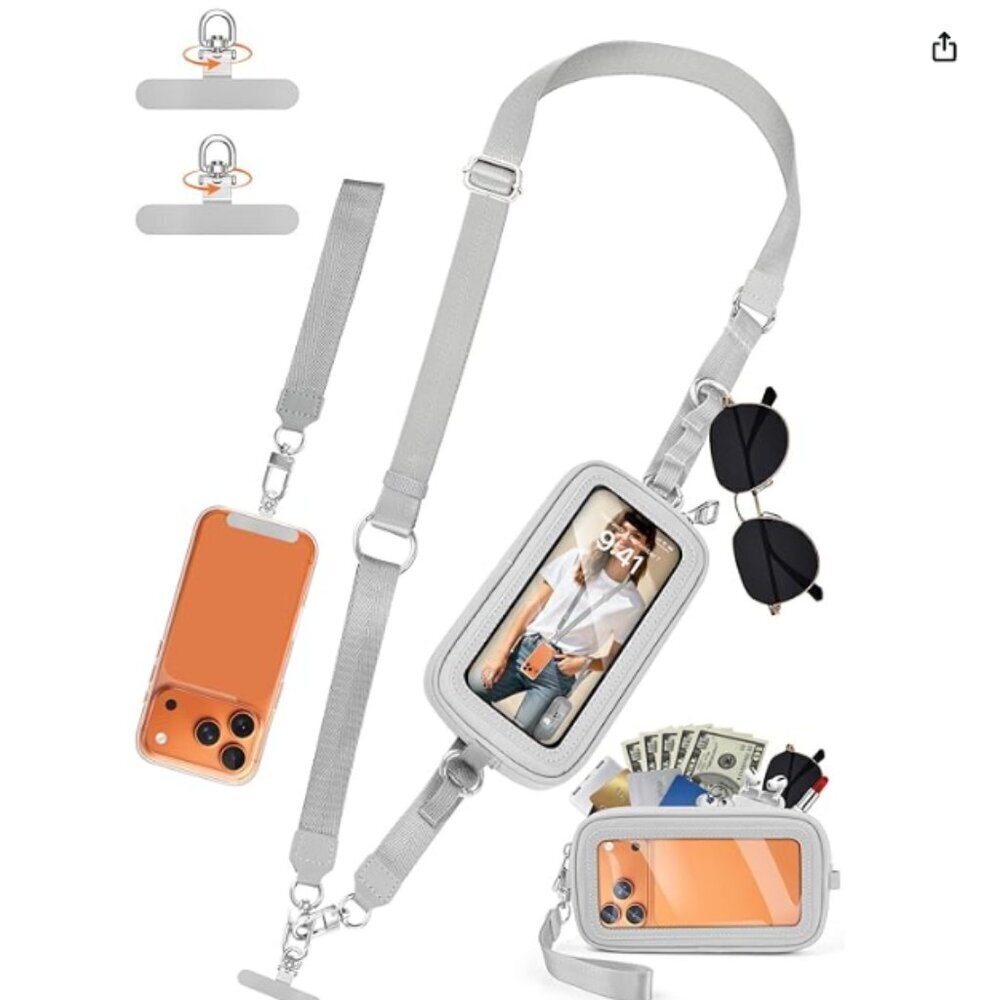 NEW Wallet Crossbody Hands Free with Window